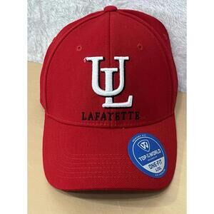 NCAA‎ UL Louisiana Lafayette Ragin’ Cajuns Mens Red Hat Cap Memory Fit Size L/XL